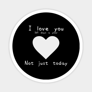 【Valentine's Day】I love you not just today Black ver. Magnet